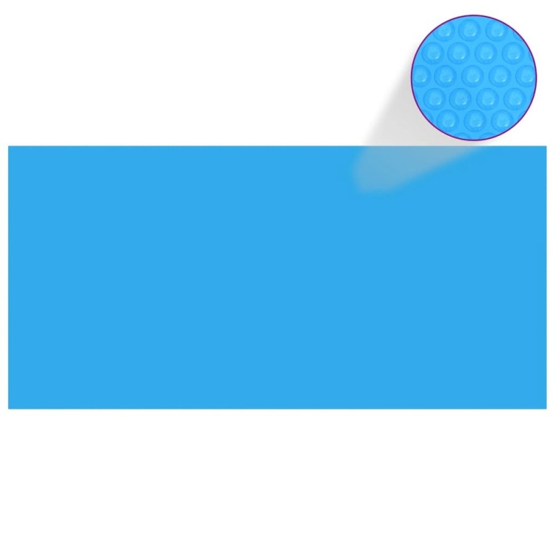 Vidaxl Blue PE Pool Cover with Air Chambers