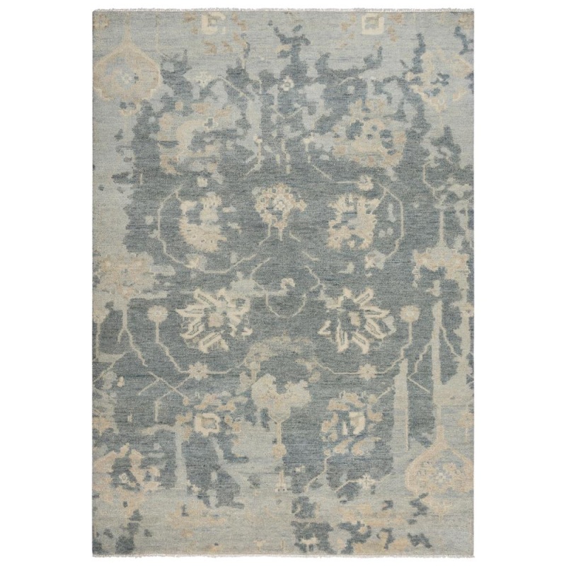 Hand Knotted Cut Pile Wool Rug, 8' X 10'