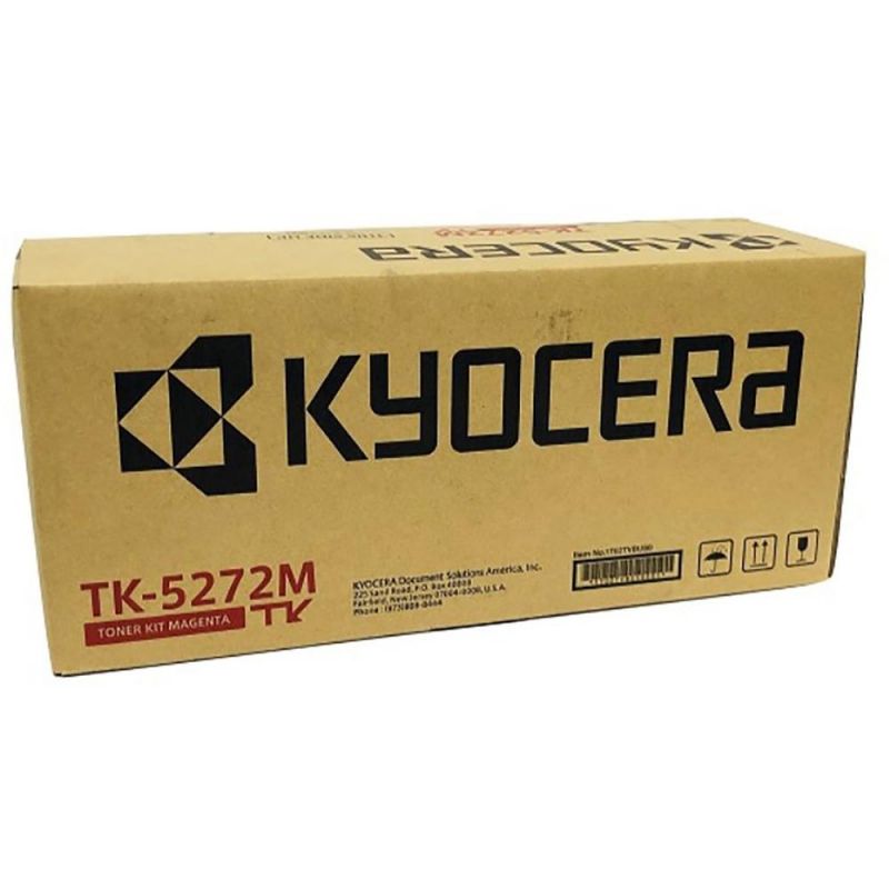 Kyocera Tk-5272M Original Toner Cartridge - Magenta - Laser - 6000 Pages - 1 Each