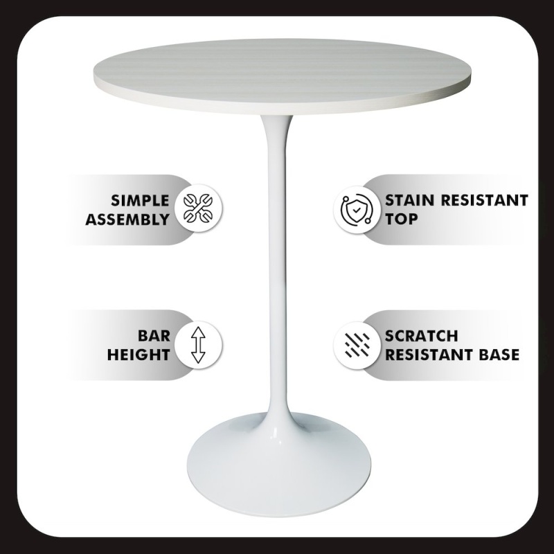Verve Collection Modern Bar Height Table