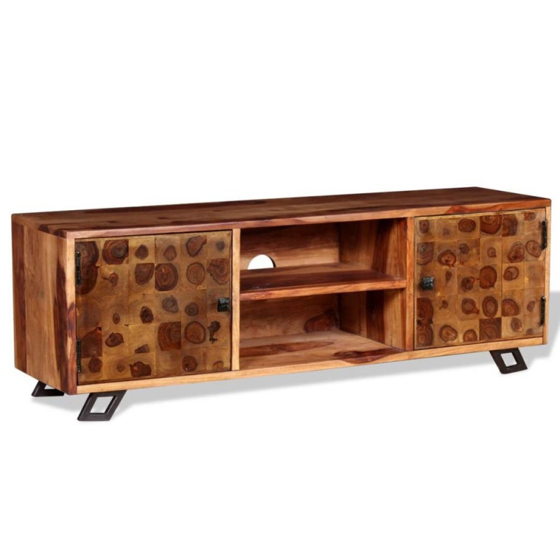 Vidaxl Tv Cabinet Solid Sheesham Wood 47.2"X11.8"X15.7"