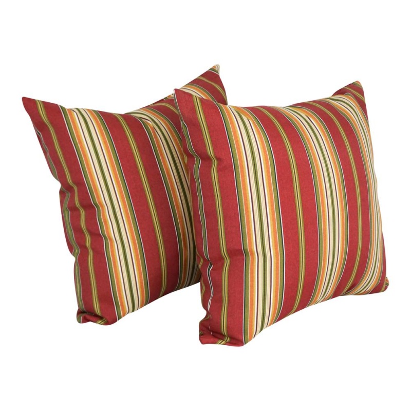 Outdoor Patterned Spun Polyester 25-Inch Jumbo Throw Pillows (Set Of 2) 9913-S2-Reo-17