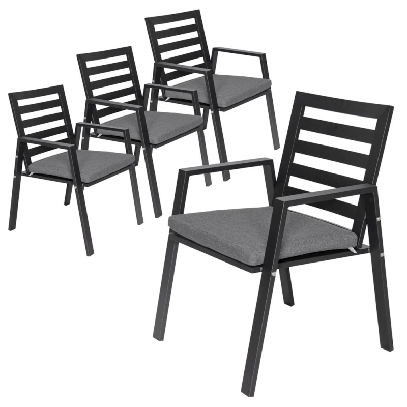 Chelsea Modern Patio Dining Armchair Set Of 4