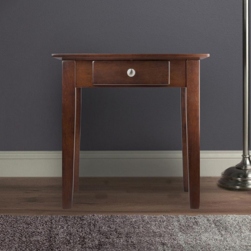 Rochester End Table With One Drawer, Shaker