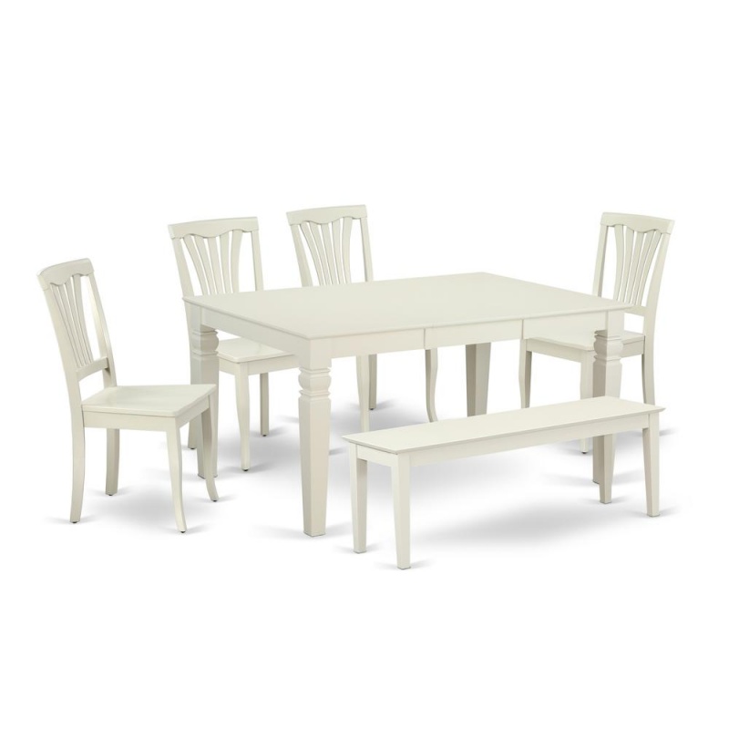 Dining Room Set Linen White