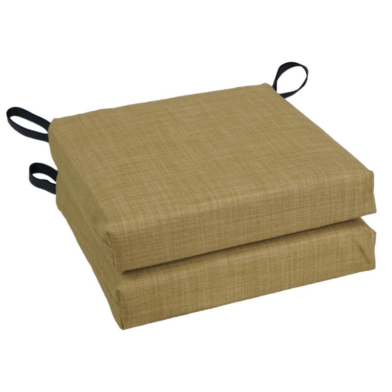 16-Inch Outdoor Cushion, Wheat