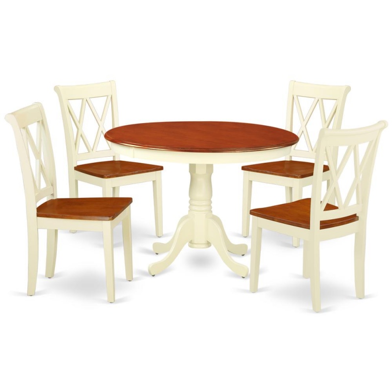 Dining Room Set Buttermilk & Cherry
