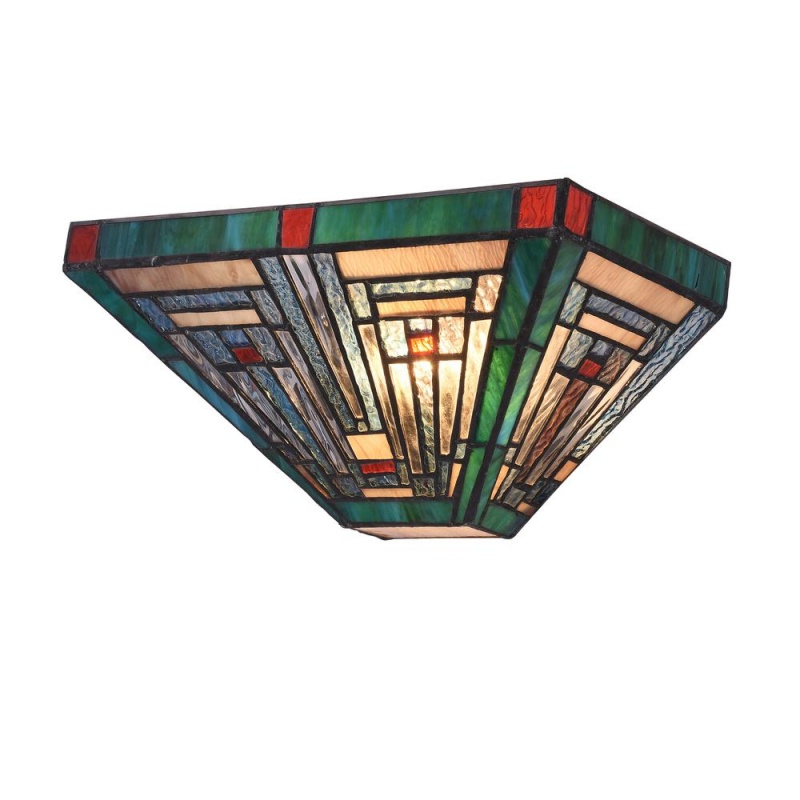 Chloe Lighting Innes Tiffany-Style Wall Sconce