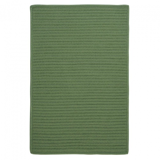Simply Home Solid - Moss Green 6' Square Area Rug
