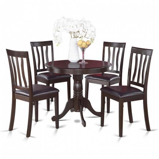 5 Pc Kitchen Table Set - Kitchen Table And 4 Dining Chairs
