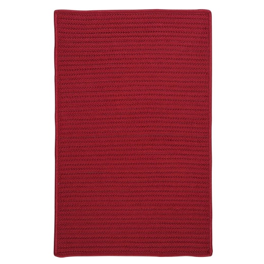 Simply Home Solid - Sangria 8'x11' Area Rug