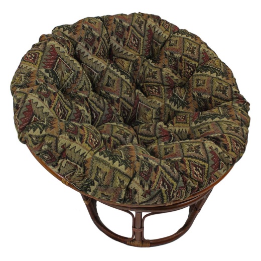 44-Inch Tapestry Papasan Cushion (Fits 42-Inch Papasan Frame)