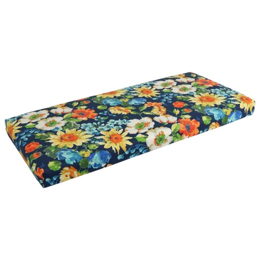 40-Inch By 19-Inch Patterned Outdoor Spun Polyester Loveseat Cushion 940X19-Reo-59