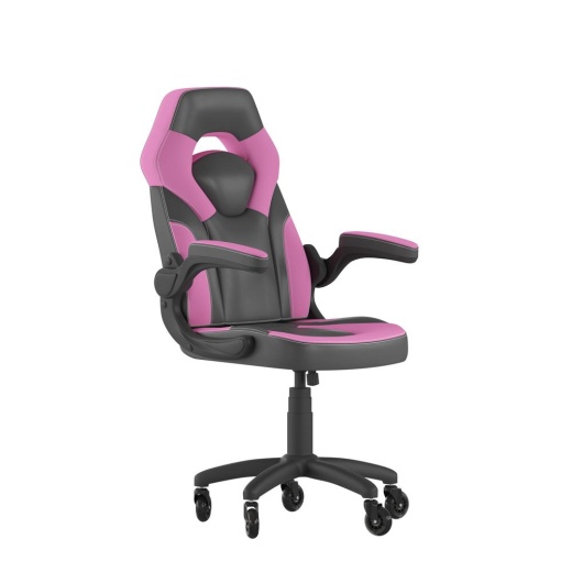 Flash Furniture X10 Gaming Chair Racing Office Computer Chair in Pink/Black LeatherSoft