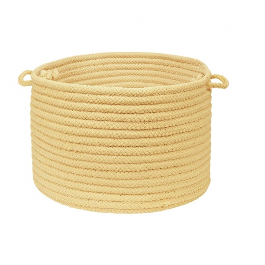 Simply Home Solid - Pale Banana 4' Square