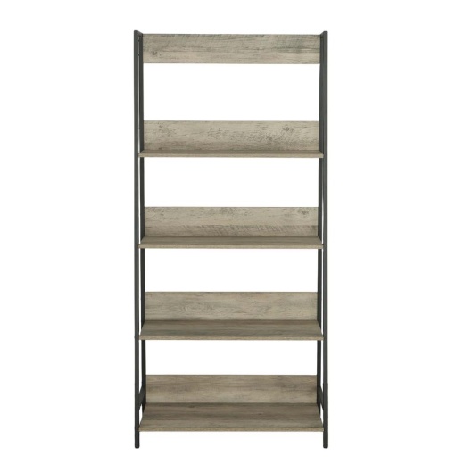 Accent Bookshelf, Driftwood/Metal by Progressive Furniture