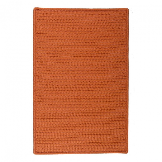 Simply Home Solid - Rust 6' Square Area Rug