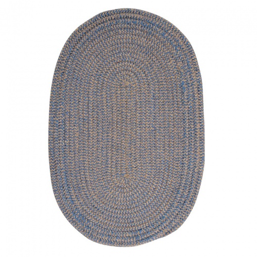 Softex Check - Blue Ice Check 2'X8' Area Rug