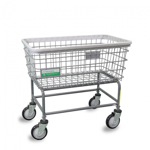R&b Wire Products Antimicrobial Large Capacity Laundry Cart