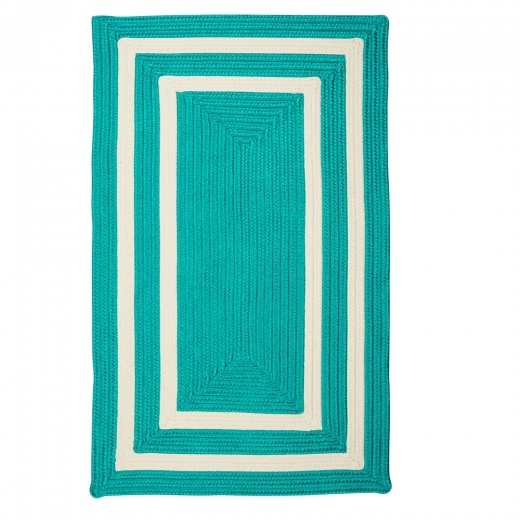 La Playa- Aqua 12' Square Outdoor Umbrella by Colonial Mills