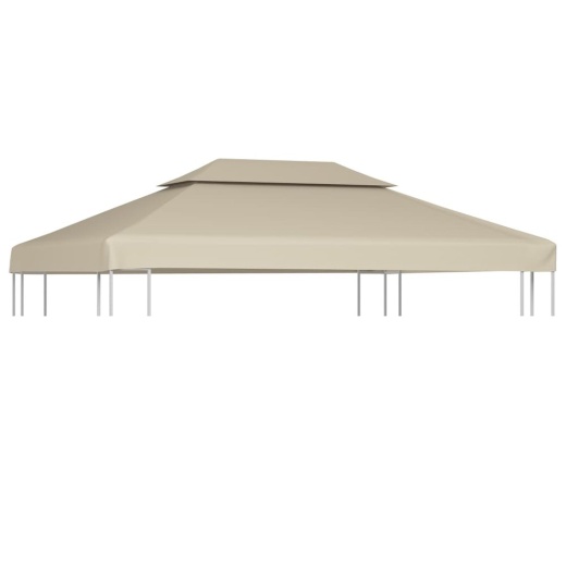 Vidaxl Gazebo Cover Canopy Replacement 10'x13' Beige