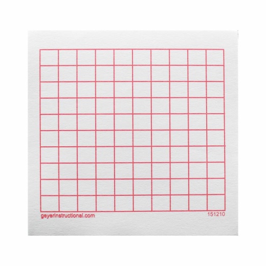 Graphing 3M Post-It Notes,10 X 10 Grid, 4 Pads
