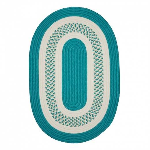 Crescent - Teal 3'X5'