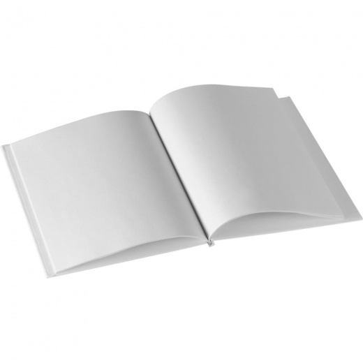 Ashley Hardcover Blank Book - 28 Pages - Plain - 6" x 8" - White Paper - Hard Cover, Durable - 12 / Bundle