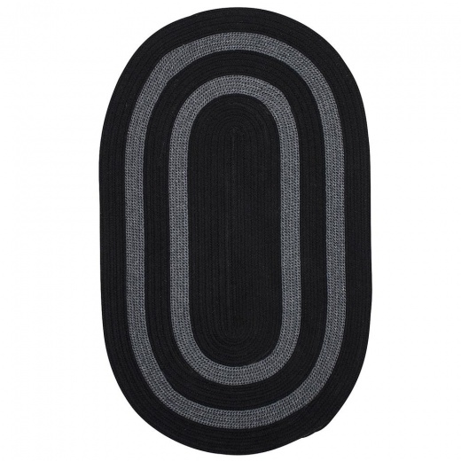Graywood - Black 8'x11' Premium Indoor Area Rug