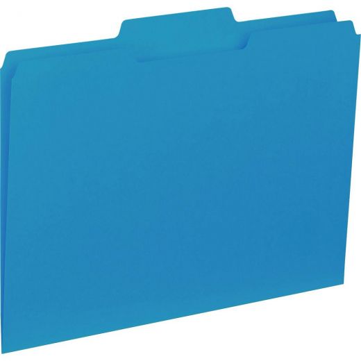 Business Source Top Tab File Folder - 100/Box