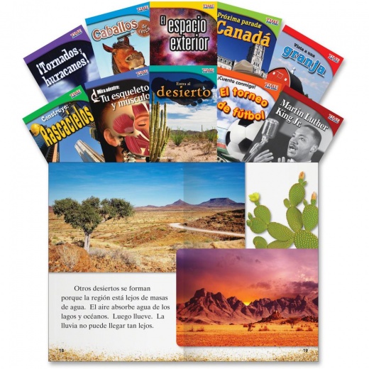 Shell Education TFK 2nd-Grade Spanish 10-Book Set 2 Printed Book - Grade 2 Spanish Books