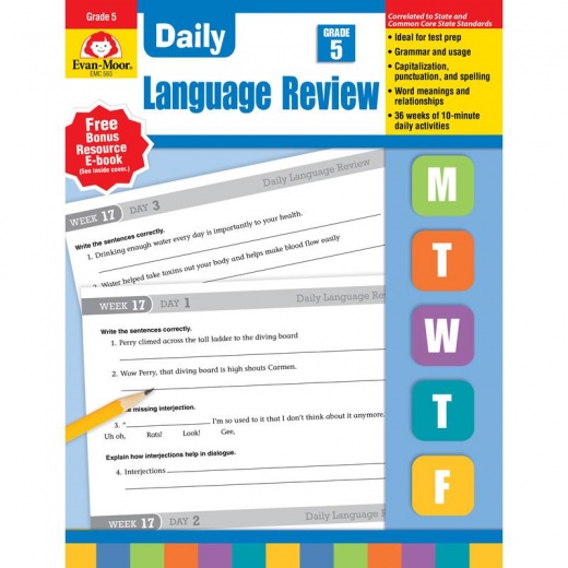 Daily Language Review Grade 5 by Evan-Moor