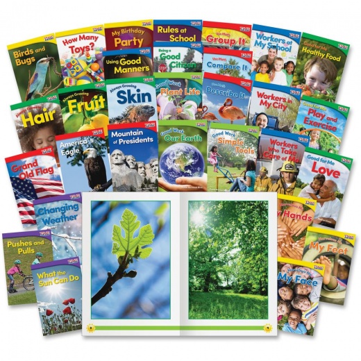 Shell Education TIME For Kids Kindergarten Text Set Printed Book - Grade K