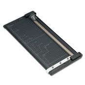 Dahle Rolling/Rotary Paper Trimmer/Cutter, 7 Sheets, 12 Cut Length, Metal Base, 8.25 x 17.38