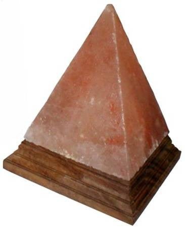 Himalayan Salt Lamp Pyramid Shape 6"