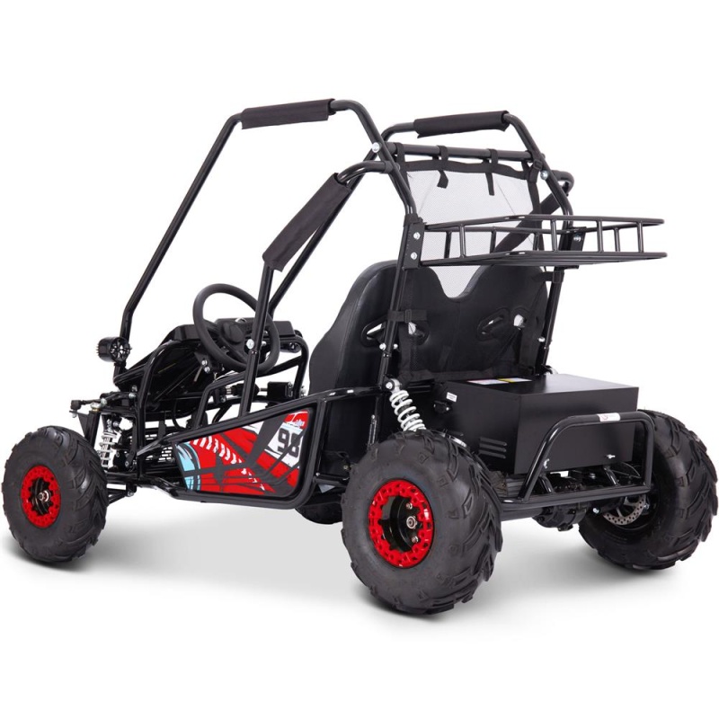 Mototec Mud Monster Xl 60V 2000W Electric Go Kart Full Suspension Red