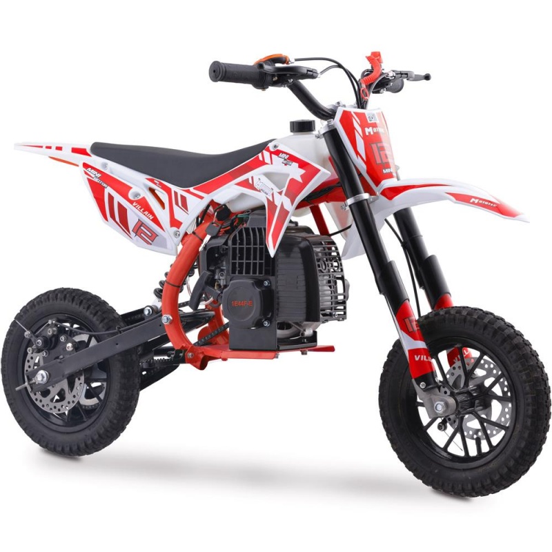 Buy Mototec Villain 52Cc 2-Stroke Kids Gas Dirt Bike Red Online