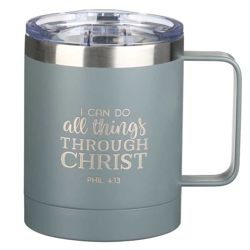 Mug Ss Camp Gray All Things Phil. 4:13