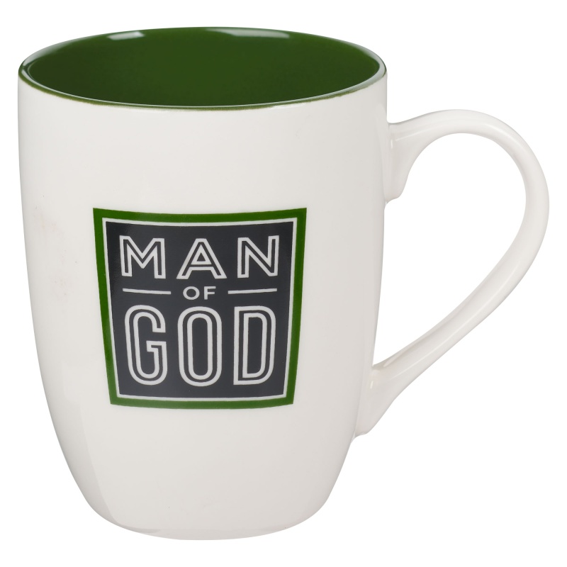 Mug Green/Black Man Of God 1 Tim. 6:11