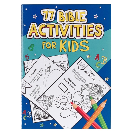 77 Bible Activities for Kids Softcover Book