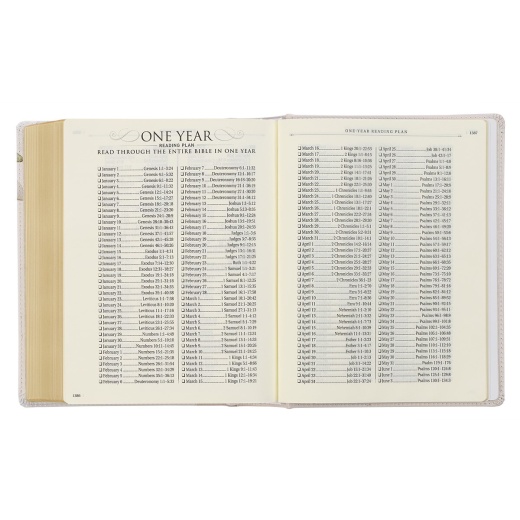 Kjv Note-Taking Bible Faux Leather Hc, Gray Floral Printed