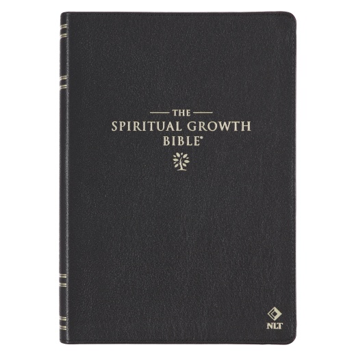 The Spiritual Growth Bible Black Full-Grain Leather