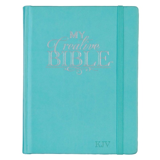 Kjv My Creative Bible Faux Leather Hc, Teal