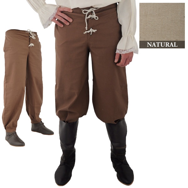 Pirate Pants: Natural, Medium
