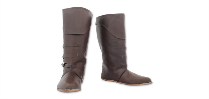 Mid Calf Boots: Dark Brown, Size 9.5