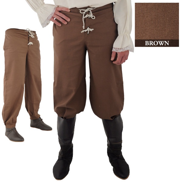 Pirate Pants: Brown, Medium