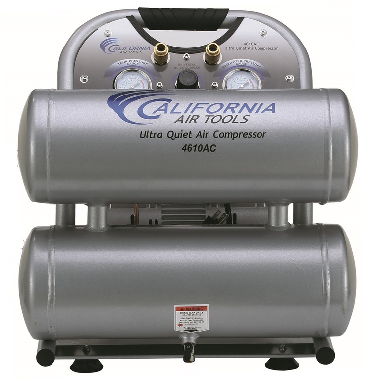 California Air Tools Ultra Quiet, Oil-Free, Lightweight 4610AC Air  Compressor
