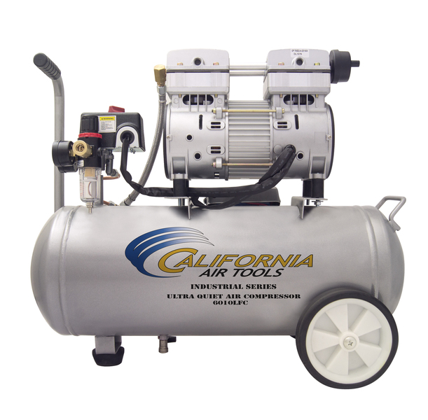California Air Tools Ultra Quiet, Oil-Free, Lightweight Industrial 6010LFC Air  Compressor