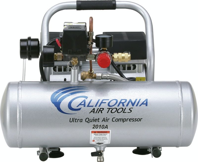 California Air Tools Ultra Quiet, Oil-Free, Lightweight 2010A Air Compressor