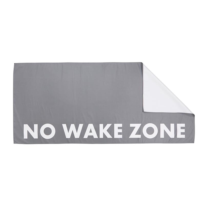Face To Face Beach Towel - Quick Dry Oversized Beach Towel - No Wake Zone